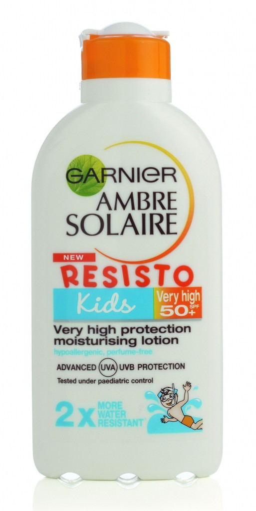 Garnier Ambre Solaire Resisto Kids SPF50 Lotion RRP $19.99
