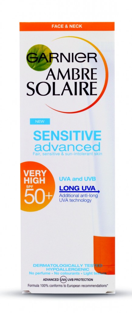 Garnier Ambre Solaire Sensitive Advanced SPF50 Face RRP $21.99
