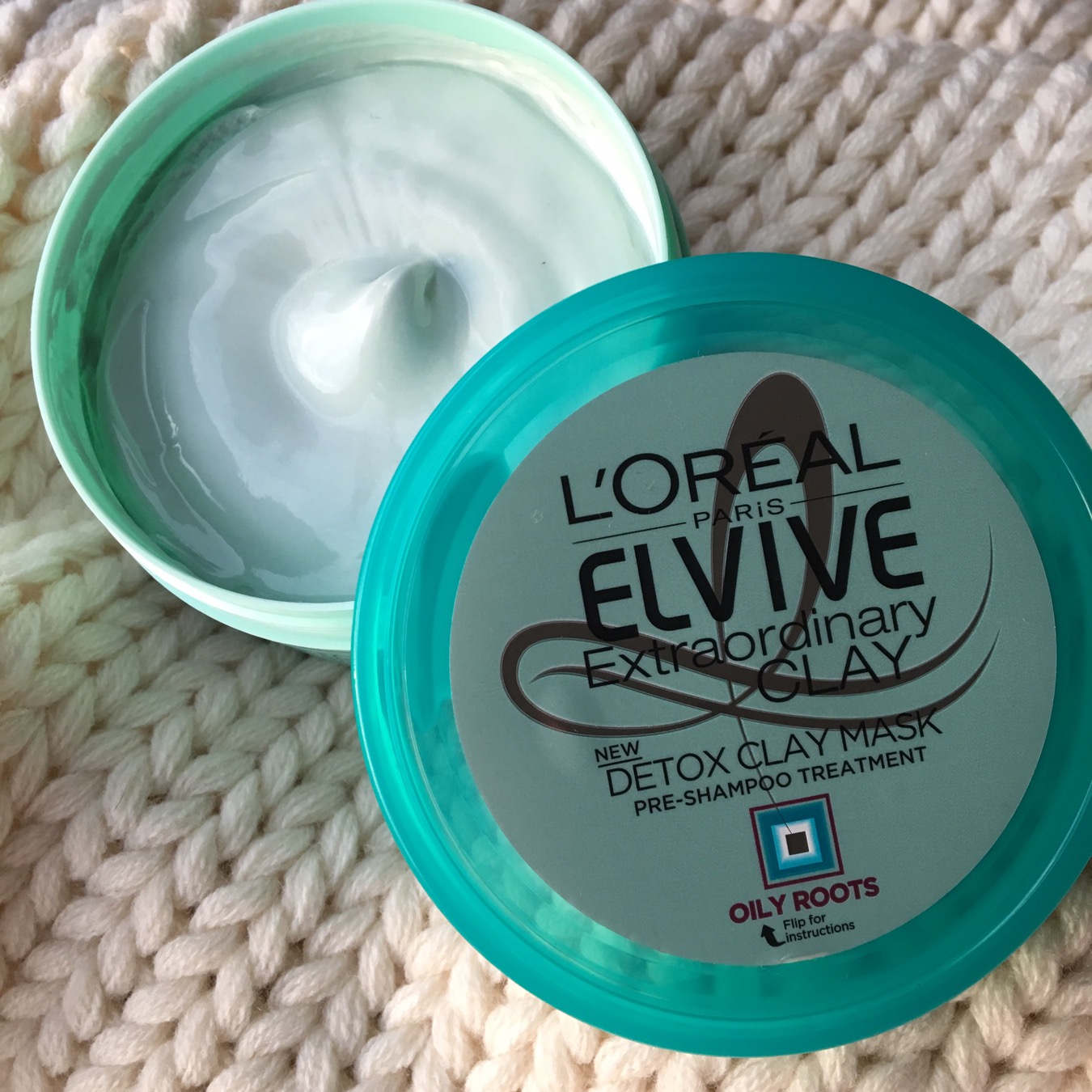 L'Oréal Elvive Extraordinary Clay Detox Clay Mask - Beauty -