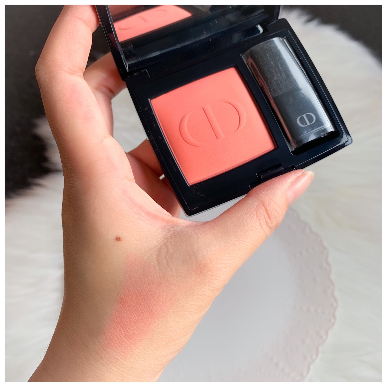 dior rouge blush actrice