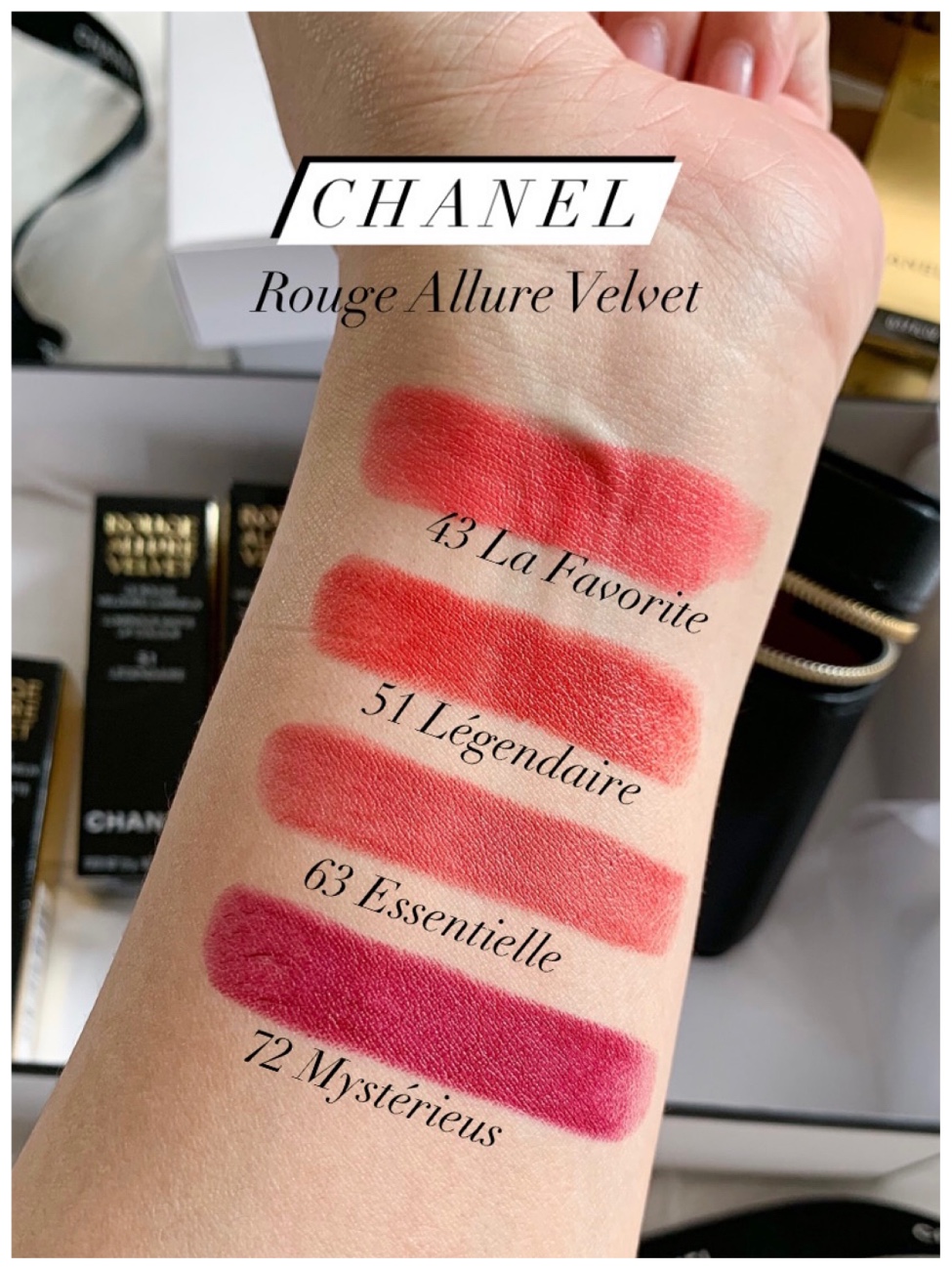 NEW Chanel Rouge Allure Velvet shades Spring 2023