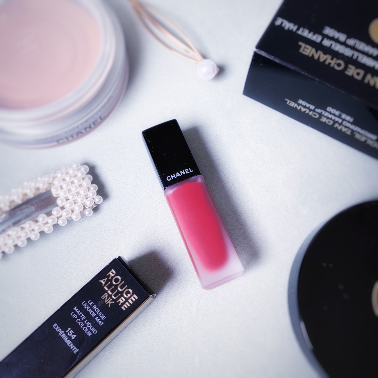 Chanel Experimente (154) Rouge Allure Ink Matte Liquid Lip Colour Review &  Swatches