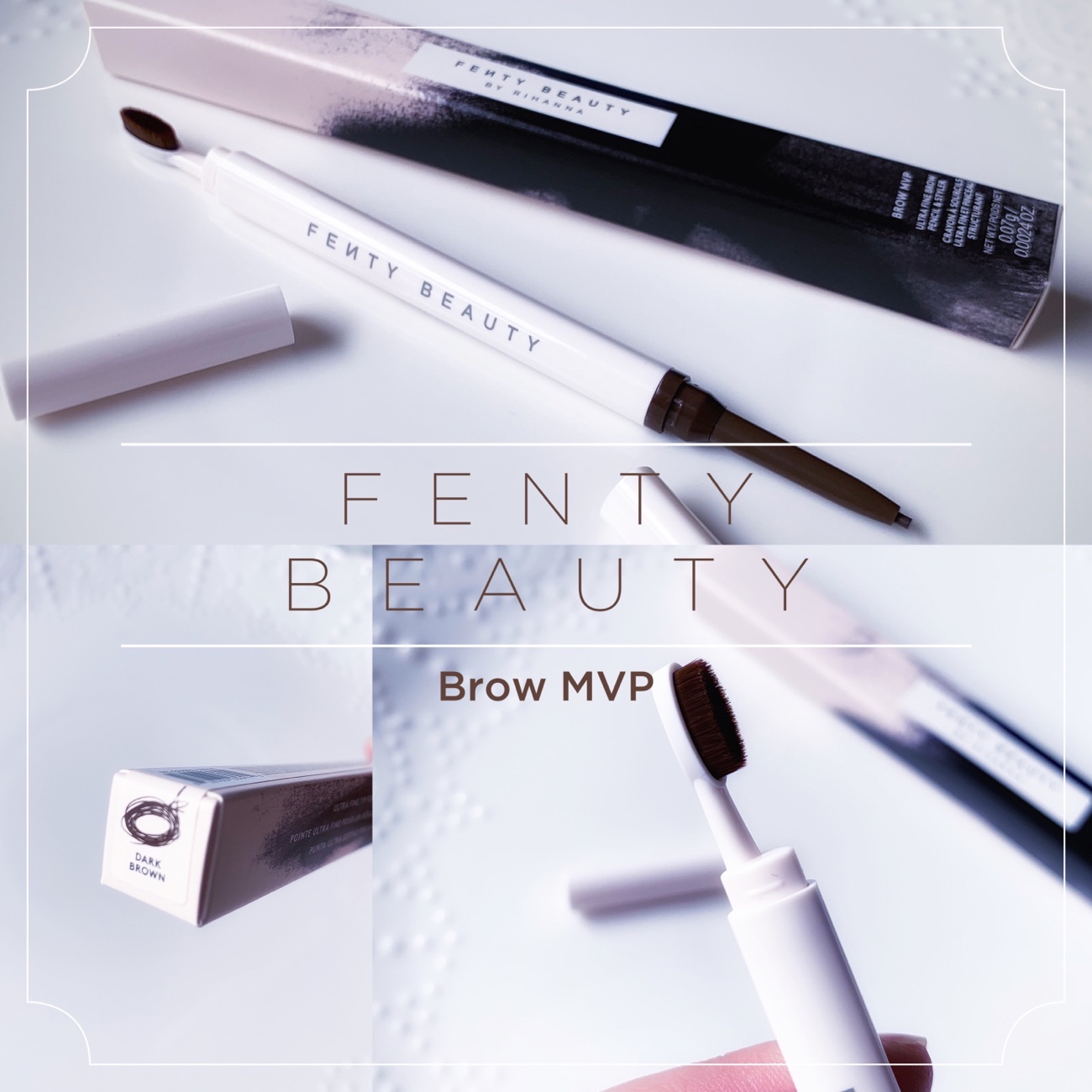 Fenty Beauty Brow MVP Ultra Fine Brow Pencil & Styler - Dark Brown
