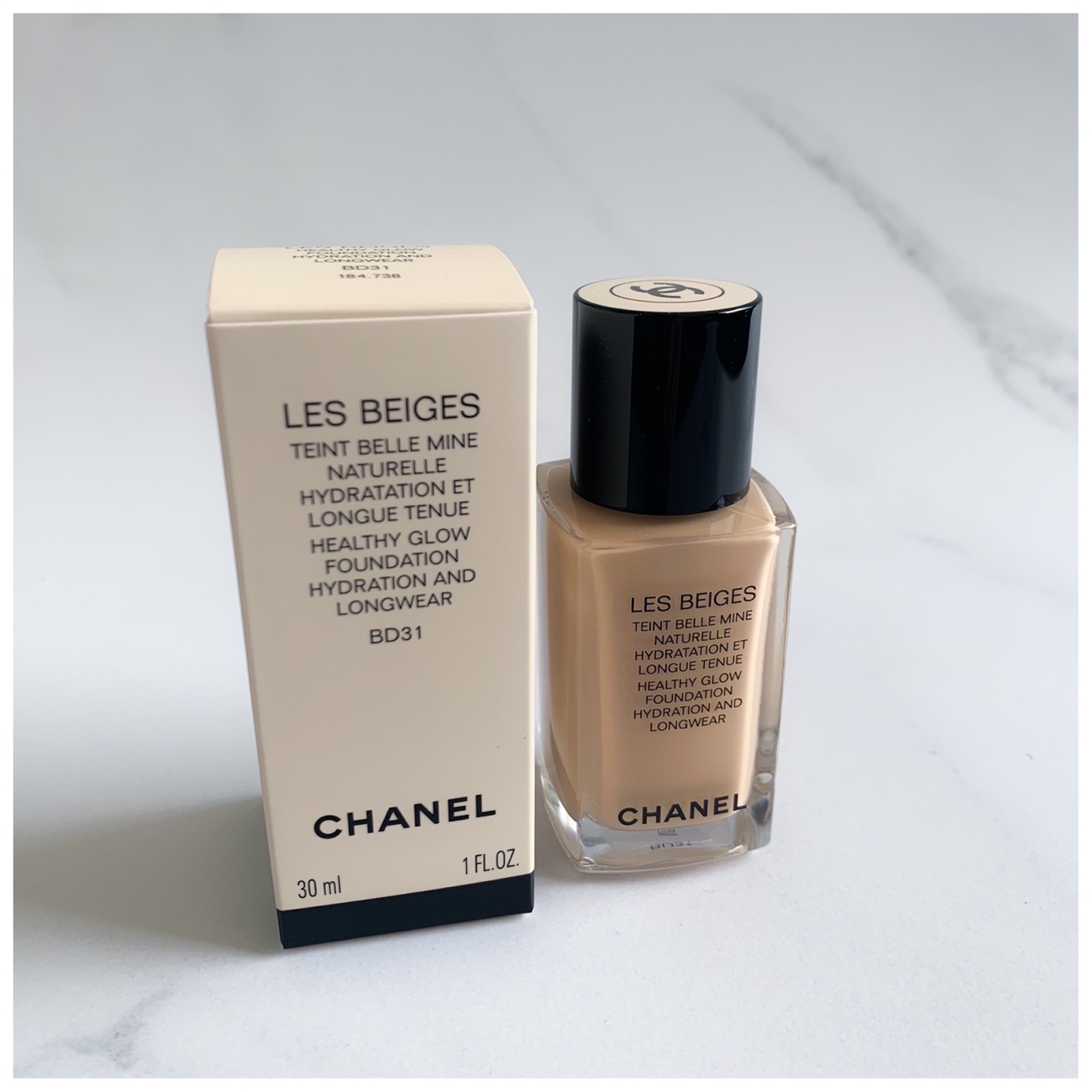 NEW Chanel Les Beiges Healthy Glow Foundation Hydration and Longwear