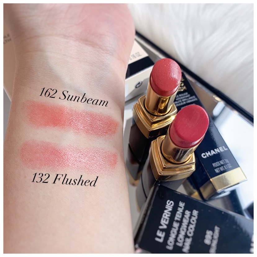 Chanel Sunbeam (162) Rouge Coco Flash Lip Colour Review & Swatches