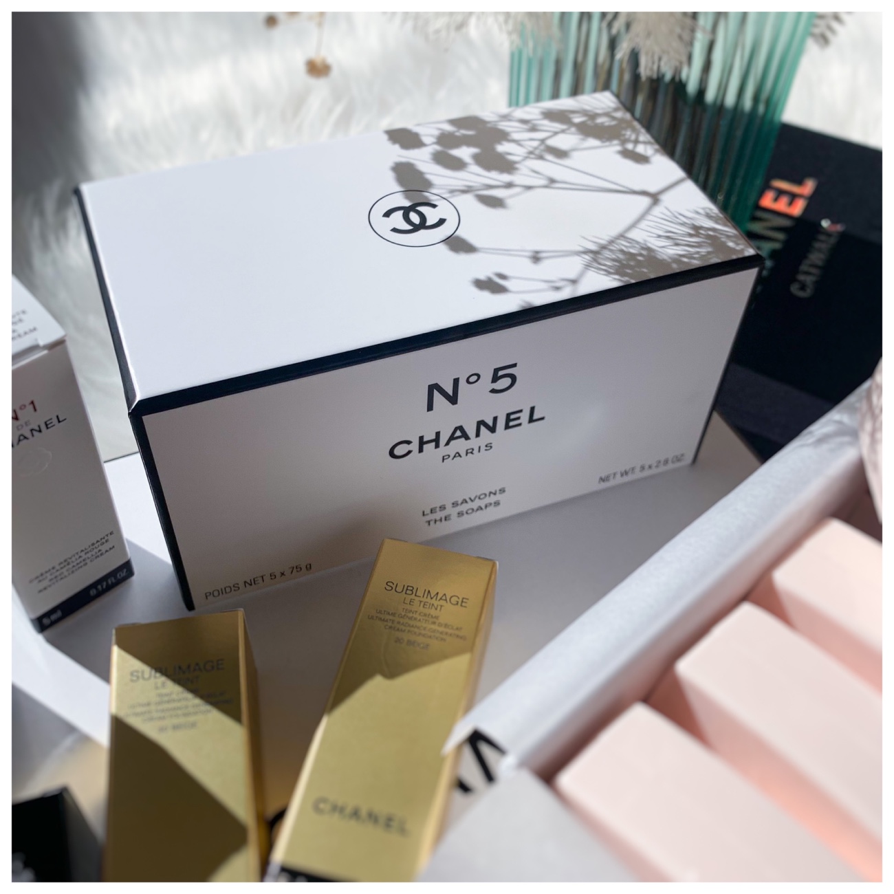 chanel soap gift set