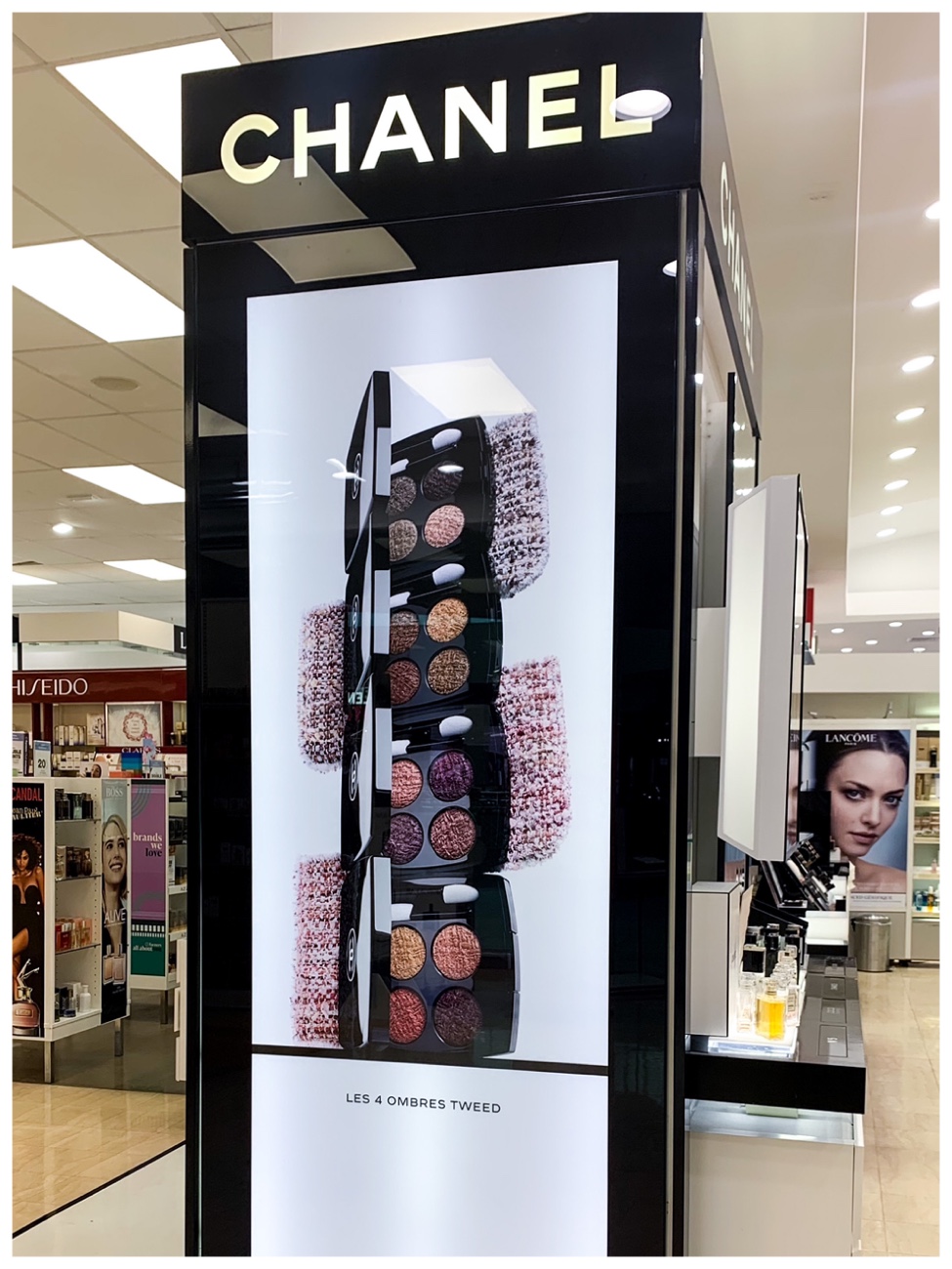 CHANEL, Makeup, Chanel Tweed Limited Edition Eyeshadow Les 4 Ombres Tweed  4 Tweed Brun Et Rose