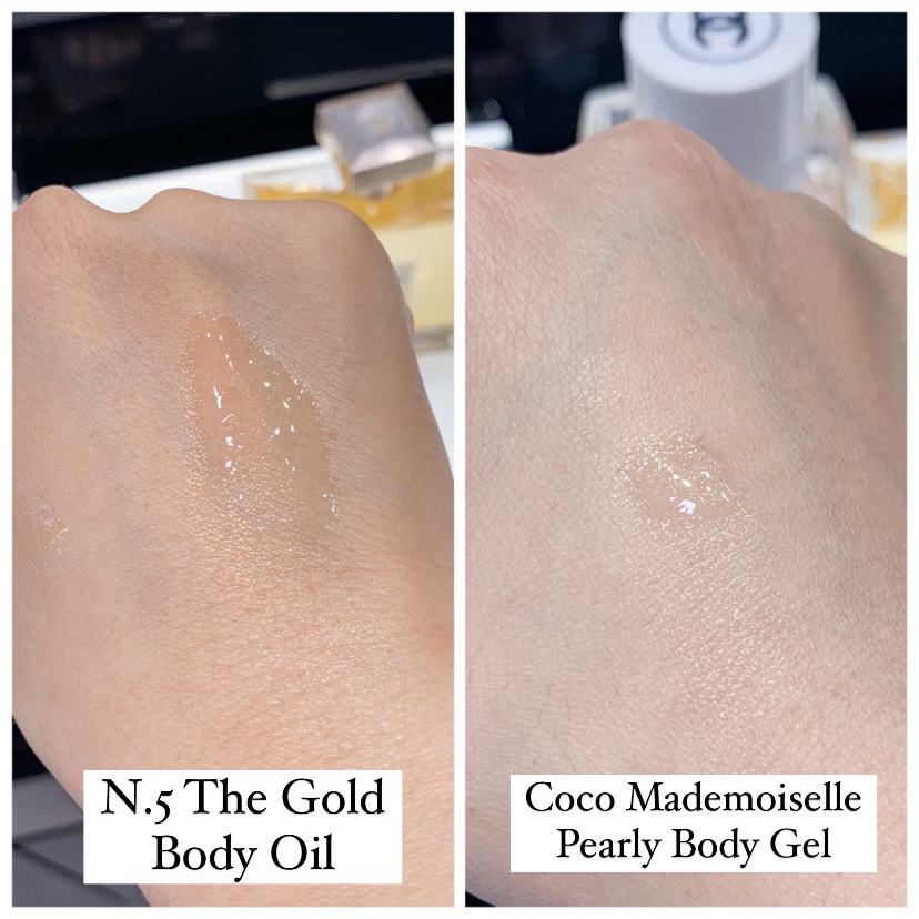 coco chanel mademoiselle pearly body gel