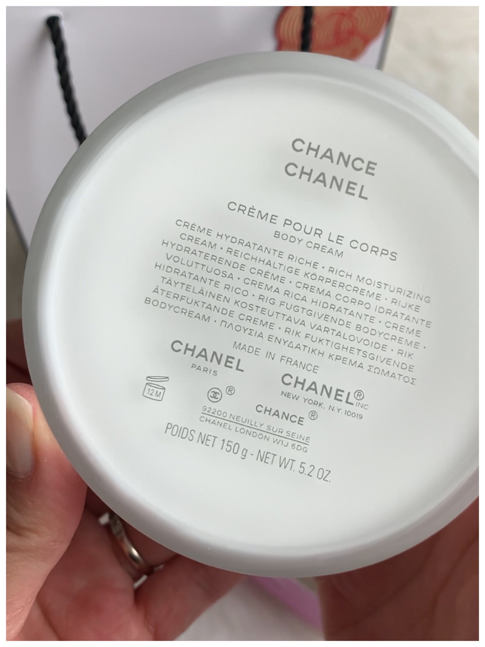 Chance Chanel Body Cream